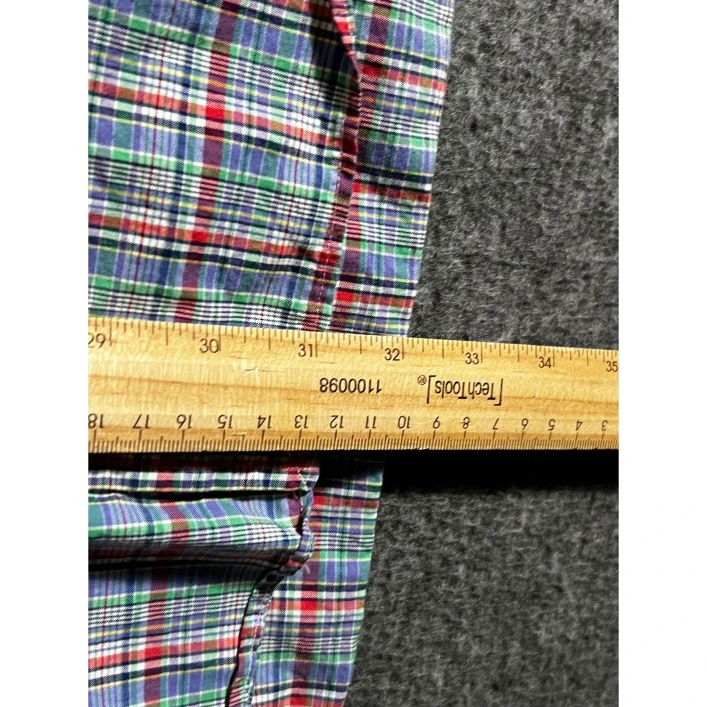 Ralph Lauren Mens XL Classic Fit Plaid Button Down Shirt Multi Color Long Sleeve